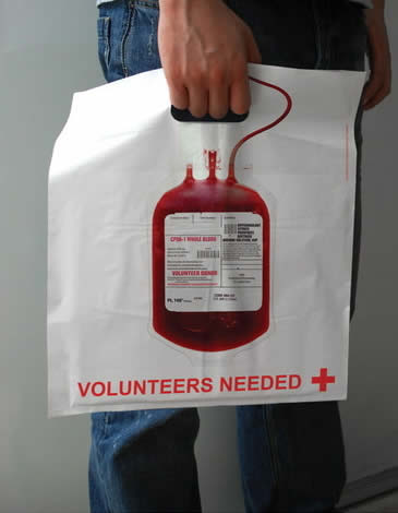 shopping bag advertising - Volunteers Needed