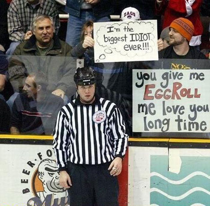 I think these people have something against referees.