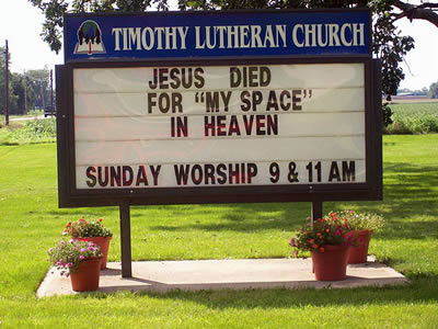 America's Funniest Church Signs