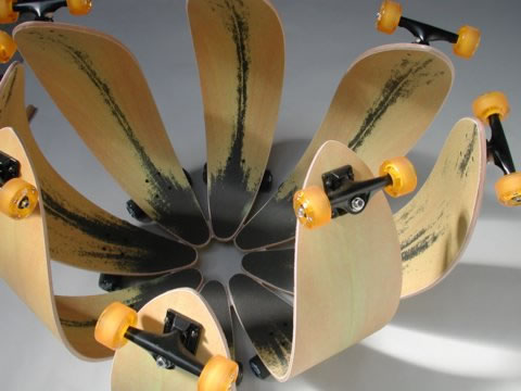 Skateboard Flower