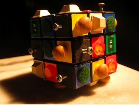 A Rubix Cube made for blind people.