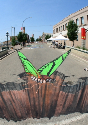 3D Sidewalk Art