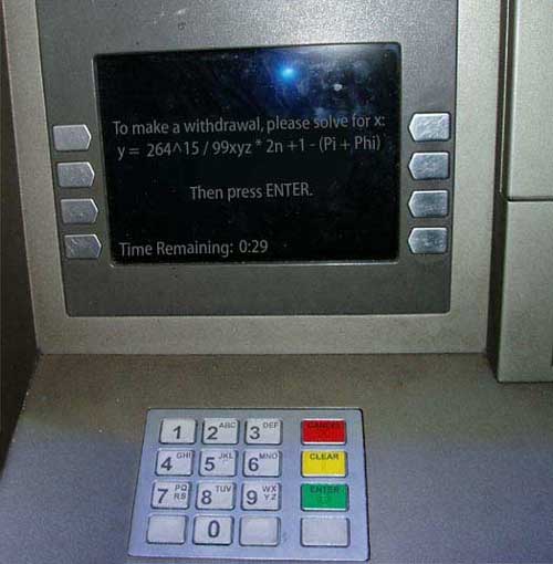how would you like to have this pop up when trying to withdraw money?