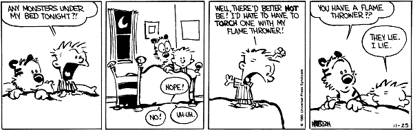 Calvin and Hobbes comic 2