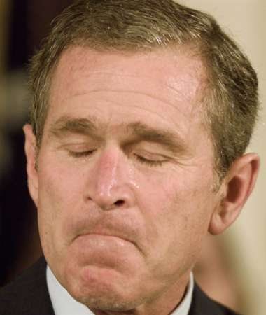 Aww...  George W. Bush...
