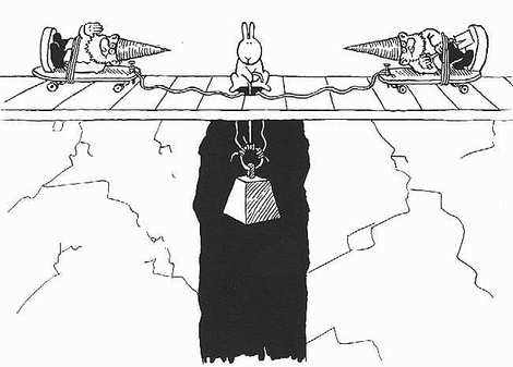 Funny suicidal bunny comics