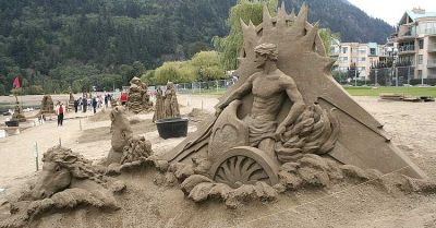 Amazing sculptures made out of sand
