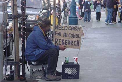 funny signs and billboards - Need Cash For Alcohol Research