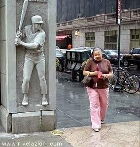 Odd statues