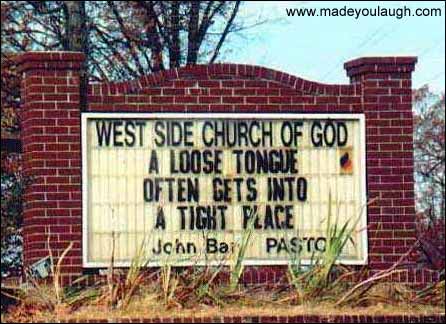 CHURCH SIGNS