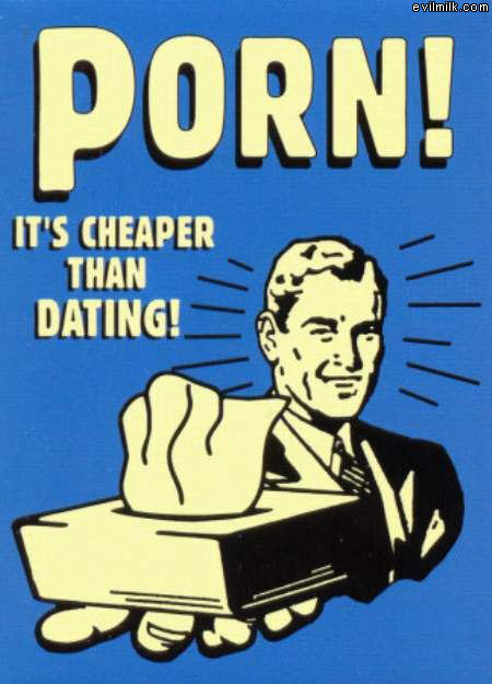 It's cheaper than dating.