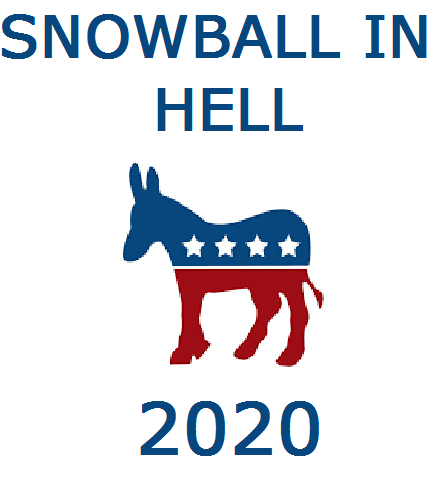 logo democrat donkey - Snowball In Hell 2020