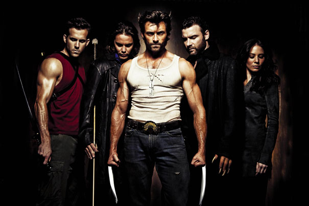 Promo Pic for the Movie

from left to right Wade Wilson/Deadpool Ryan Reynolds, Remy LeBeau/Gambit Taylor Kitsch, Logan/Wolverine Hugh Jackman, Victor Creed/Sabretooth Liev Schreiber and Silver Fox Lynn Collins