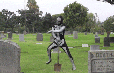 This is how skeleton dances.