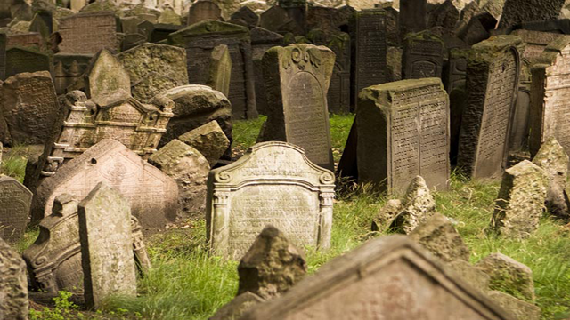 Regular cemeteries are terrifying. But Prague's Old Jewish Cemetery is 11 cemeteries stacked on top of one another. That's 11 times the corpses laying under your feet. It's also 11 times the creep-out factor.