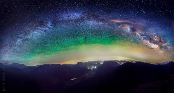 Milky Way Over the Rocky Mountains