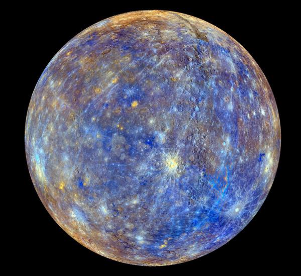 Here we have Mercury, the which is closest to the Sun out of our eight planets