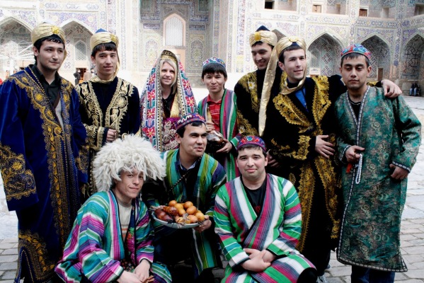 UzbekistanThe 10th most corrupt country in the world is home to some of the most out-there fashion senses you will find on the globe, and it is no wonder leaders cannot help from double dipping from the country's reserves. In Uzbekistan if you want to be somebody you better have the nicest robe game in the land, and as you can see these people do not slouch when it comes to their robes.