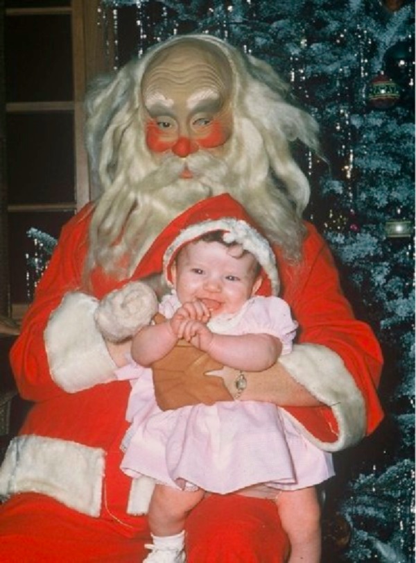 Masks Are Scary - If you need a mask to look like Santa Claus, you might consider another line of work.