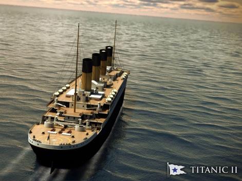 The Titanic II plans to relive the original voyage  mostly, February 2013