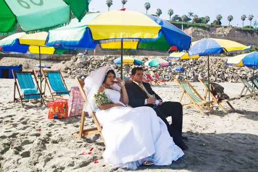 Saint Valentine's Day beach wedding in Peru