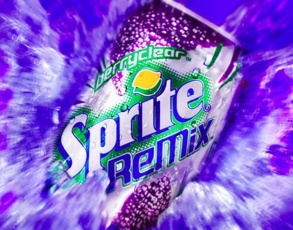 Sprite Remix - Sprite Remix was introduced in 2003 and was discontinued following just two years on the market in 2005. It truly was a shame that this soda had to go because the original flavor tropical remix was very tasty. It was like a bag of Skittles candy inside of a bottle of Sprite.