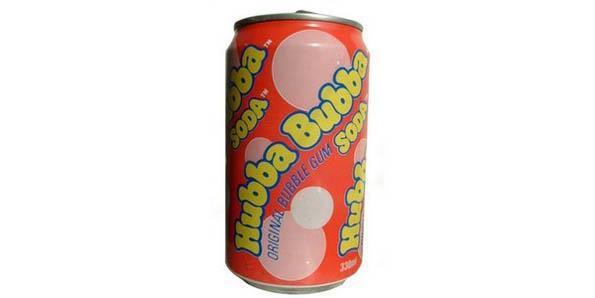 Hubba Bubba Soda - During the 1980's the Wrigley Company, the makers of Hubba Bubba Bubble Gum, decided to venture into the soda game. The result of that was Hubba Bubba Soda, which made a splash among children upon its release, but was quickly discontinued due to poor sales.