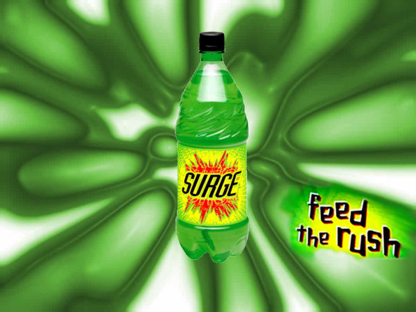 Surge - In 1996 the Coca-Cola Company created Surge to compete with Mountain Dew and it was very successful until its demise in 2003. To this day there still several fans who are attempting to convince Coca-Cola to bring back the sweet citrus flavored soda.
