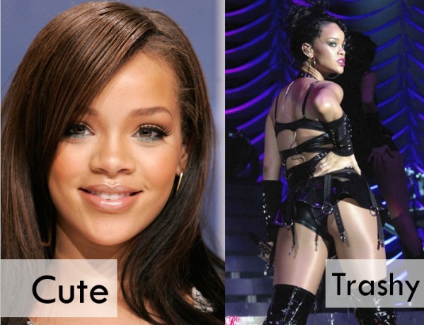 Rihanna - When we first heard of Rihanna, she was this captivating, foreign good girl but after a taste of fame, that all changed quickly. It's hard to believe that anyone so gorgeous would feel the need to do anything to stay in the spotlight