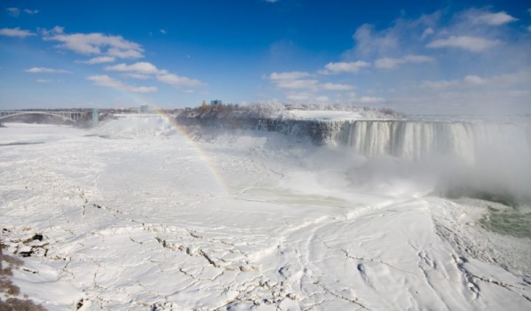 One Large Ice Cube! - It may be a little hard to imagine, but did you know that in 1932 the United States had a winter so cold that even Niagara falls froze completely solid?! Imagine the ice skating and snowboarding opportunities that would create...Whether or not it will happen again is anyone's guess.