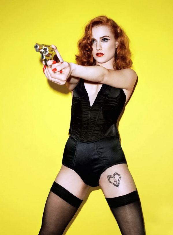 Evan Rachel Wood - This lady was in True Blood and has done some of the best photo shoots ever. She has revealed that she is bisexual and will easily make every top list of redheads