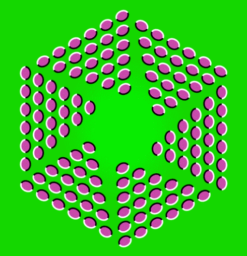 The Breathing Hexagon - We all know that shapes are inanimate objects, correct? We also know that inanimate objects can't breathe, right?. So then please tell me why it appears that this hexagon is inhaling and exhaling?