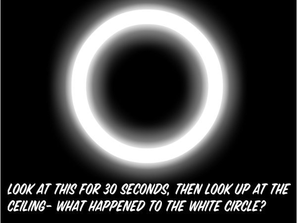 The Wonderful White Circle - Follow the instructions in the picture, after doing so I guarantee you'll be amazed.