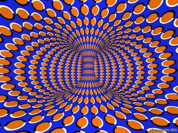 Colorful Circle Everywhere - What, if anything do you see here? Is this picture moving or is it just your mind playing tricks on you?
