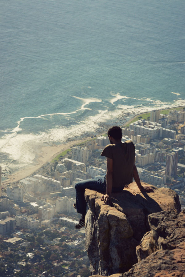 Looking Down From Lion's Head: By Trottin-The-Globe