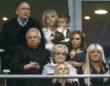 The Beckhams - Someone should have told them to smile.