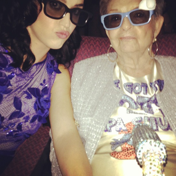 The Perrys - Katy and Grandma look kind of cute