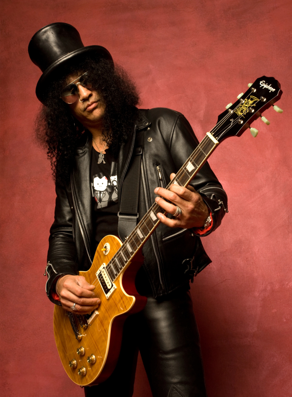 Slash - Saul Hudson, AKA Slash of Guns N Roses fame, is one of the best guitarists ever. His mother was African-American and his father is English.