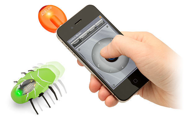 <a href="http://www.thinkgeek.com/product/f018/" target="_blank">Smartphone Controlled Insectoids</a>