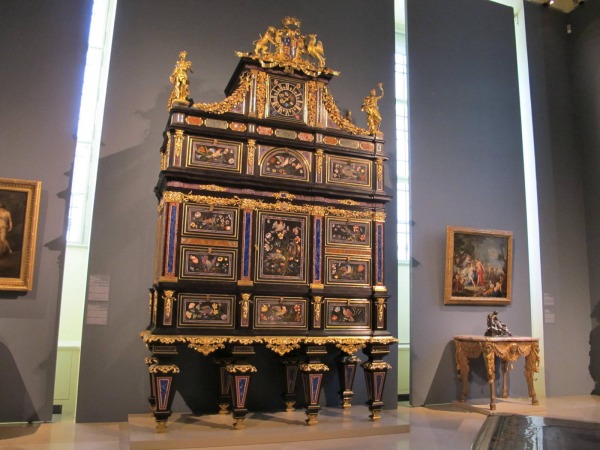 In 2004, an antique 18th century chest was sold at auction for 36.7 million. The ebony cabinet stands over 12 feet tall and features an intricate design of polished stones. The chest was commissioned by Henry Somerset, the third Duke of Beaufort, when he was 19 years-old. The piece took six years to create and is the result of the toil of thirty experts.