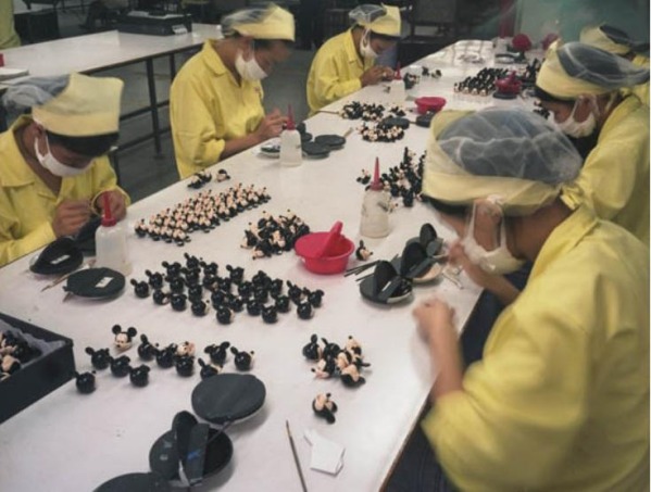 Toy Factory - Another photo of workers in a Chinese prison assembling toy exports for well known western companies.