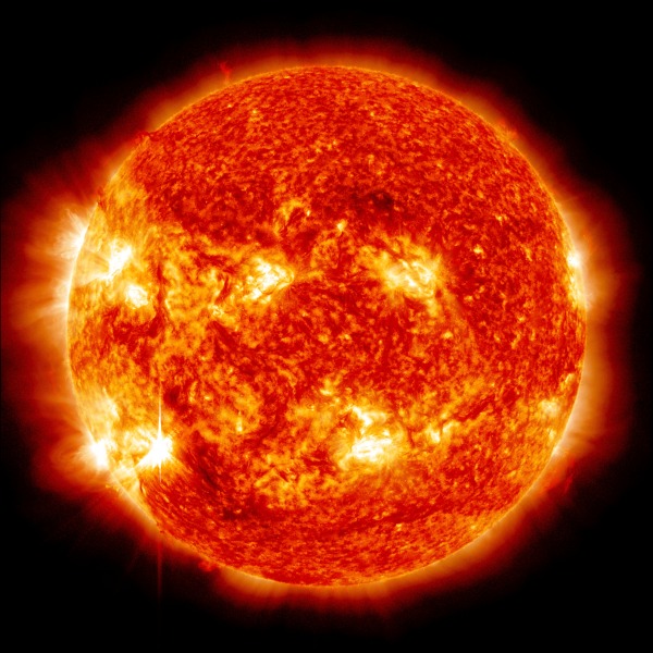 The sunlight you see today is 30,000 years old - While it takes only 8 minutes for the light from the surface of the sun to reach the earth, the sun from the actual core takes a lot longer to reach the surface because of its intense density.