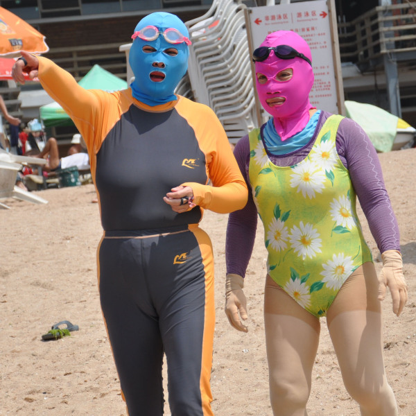 Facekinis: China's Beachwear Craze