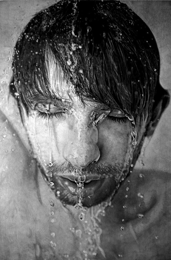 Man in a Shower