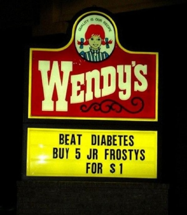 wendy's company - Quality Wendy'S Beat Diabetes Buy 5 Jr Frostys For 1