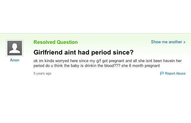 Most Ridiculous Questions to be Asked on Yahoo