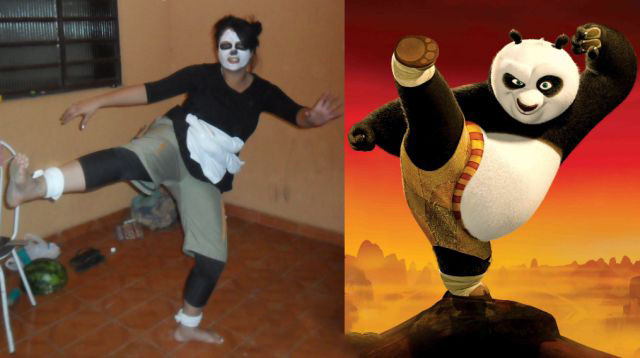 lame cosplay kung fu panda