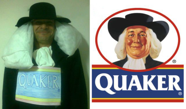 lame cosplay quaker oats original logo - Quaker Quaker