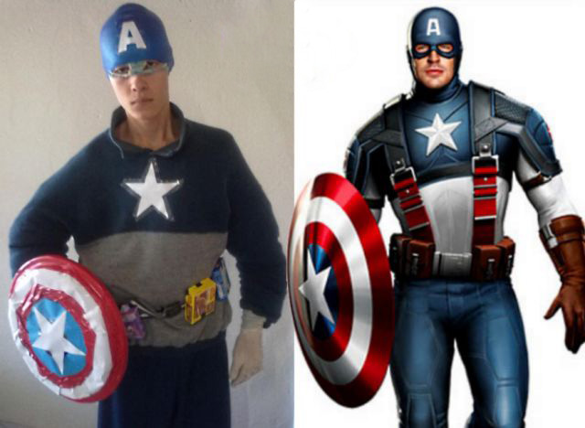 lame cosplay captain america the first avenger