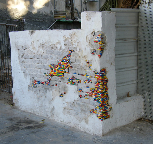 Broken wall needs patching? Check, LEGO can provide structural repair!